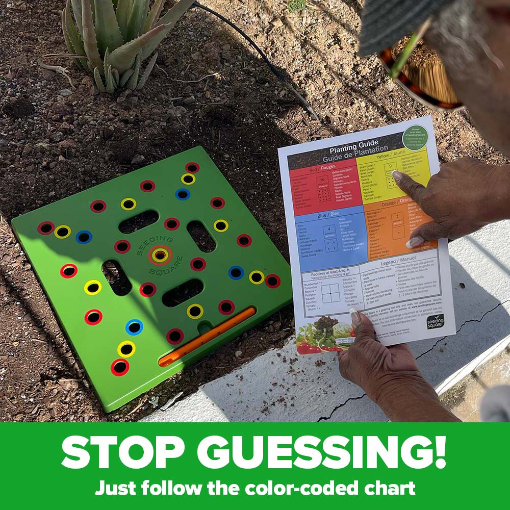 Seeding Square™ - Ultimate Garden Starter Kit + 'Seed 2 Splendor' Guidebook & Course - Huna Loa
