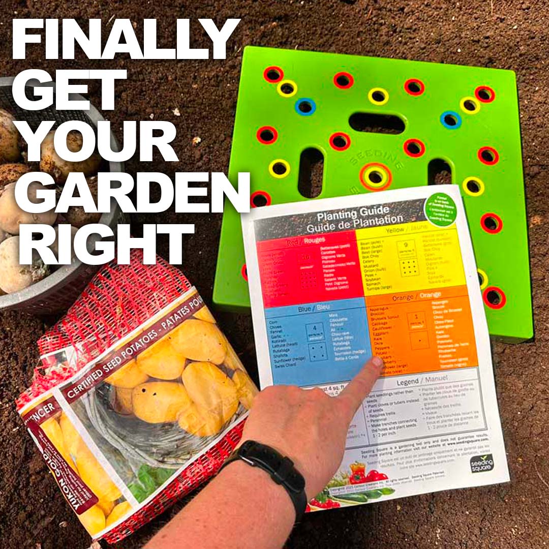 Seeding Square™ - Ultimate Garden Companion Kit + 'Seed 2 Splendor' Guidebook & Garden Success Series Tips - Huna Loa