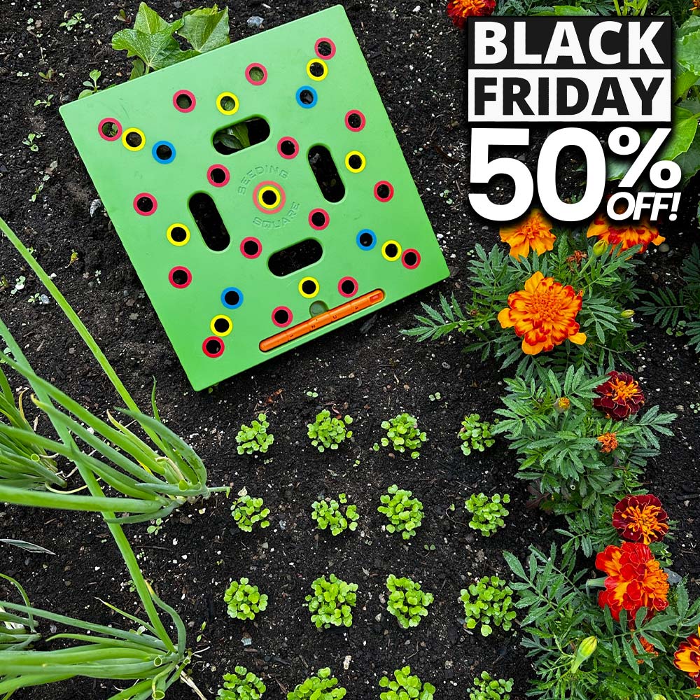 Seeding Square™ - Ultimate Garden Template + 'Seed 2 Splendor' Guidebook - Huna Loa