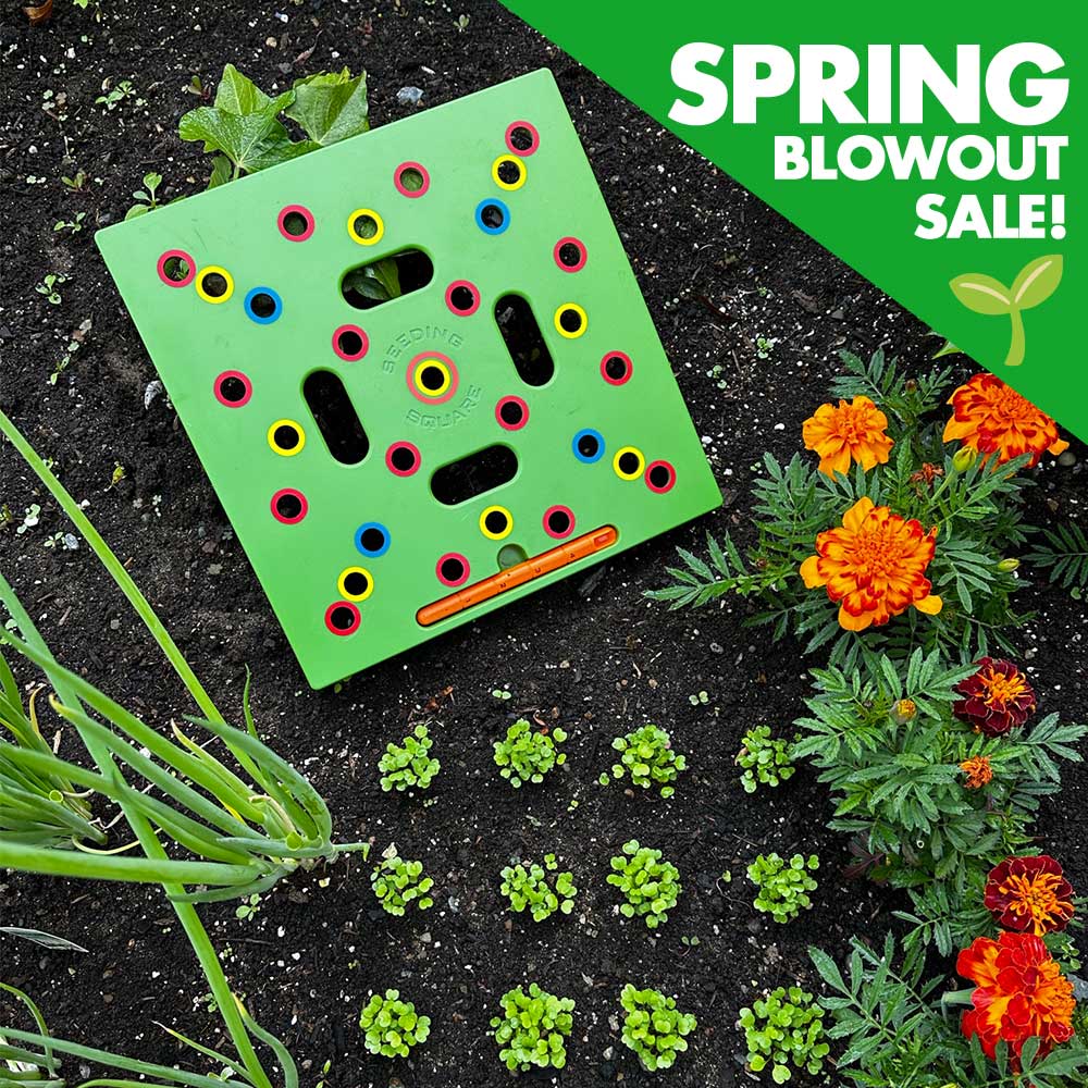 Seeding Square™ - Ultimate Garden Template + 'Seed 2 Splendor' Guidebook - Huna Loa